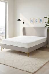 Comfortable Quilted Foam Spring Mattress in White - Size: Single - thumbnail 7