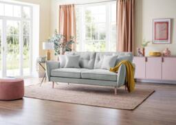 The Great Sofa Company Ailis Large Sofa Faro Ashen in Light Grey - thumbnail 1