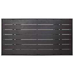Berkfield Home Garden Table Black 120x70x66 cm Poly Rattan - Size: 120 x 70 x 66 cm - thumbnail 4