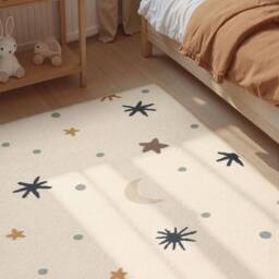 THE RUGS Adventures Kids Rug Moony Cream Multicolour Kids Bedroom Rug - Size: 120 cm x 170 cm - thumbnail 2