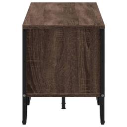 Berkfield Home TV Cabinet Brown Oak 180x34x41 cm Engineered Wood - Size: 180 x 34 x 41 cm - thumbnail 5