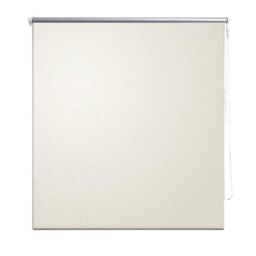 Berkfield Home Roller Blind Blackout 100 x 230 cm Off-White in White - thumbnail 2