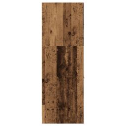 Berkfield Home Apothecary Cabinet Old Wood 40x41x118 cm Engineered Wood in Brown - Size: 40 x 41 x 118 cm - thumbnail 6