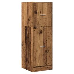 Berkfield Home Apothecary Cabinet Old Wood 40x41x118 cm Engineered Wood in Brown - Size: 40 x 41 x 118 cm - thumbnail 3