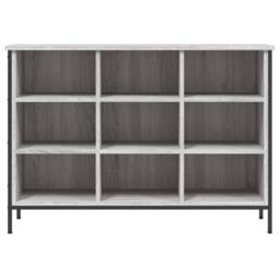 Berkfield Home Shoe Cabinet Grey Sonoma 100x35x70 cm Engineered Wood - Size: 100 x 35 x 70 cm - thumbnail 4