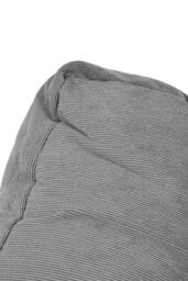 Living and Home Comfort Padded Corduroy Chair Cushion in Grey - thumbnail 6