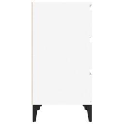 Berkfield Home Bedside Cabinet White 40x35x70 cm Engineered Wood - Size: 40 x 35 x 70 cm - thumbnail 8