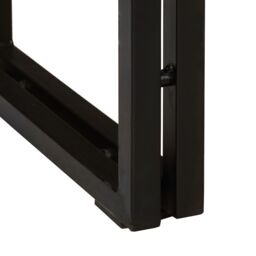 Berkfield Home Console Table 160x33x75 cm Solid Rough Acacia in Brown - Size: 160 x 33 x 75 cm - thumbnail 8