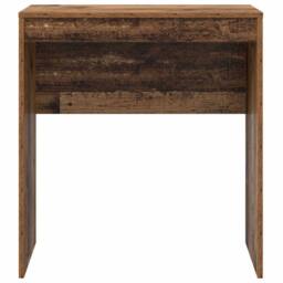 Berkfield Home Rustic Writing Desk Old Wood Particle Board Small Storage in Brown
