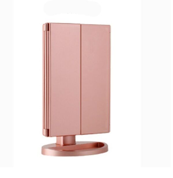 Leaper Led Makeup Mirror With 22 LED Lights in Rose Gold - image 1