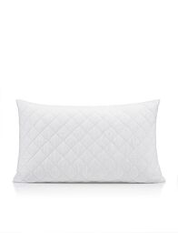 Rapport Home Pillow Protectors Deep Quilted Polycotton Fabric in White - Size: Standard Pillow Case - thumbnail 2