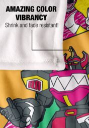 Power Rangers Saved By The Megazord Silky Touch Super Soft Throw Blanket 152 X 127 cm in White - thumbnail 4