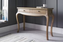 Time4sleep Loire Weathered Oak Dressing Table in Brown - thumbnail 2
