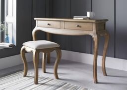 Time4sleep Loire Weathered Oak Dressing Table in Brown - thumbnail 3
