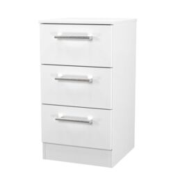Ready Assembled 2 U Reydale 3 Piece Bedroom Furniture pack (Ready Assembled) in White - Size: Large - thumbnail 2