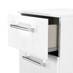 Ready Assembled 2 U Reydale 3 Piece Bedroom Furniture pack (Ready Assembled) in White - Size: Large - thumbnail 4