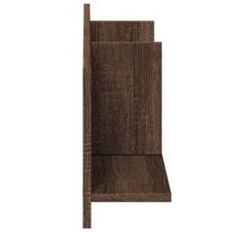 Berkfield Home Wall Cabinet 100x16.5x30 cm Brown Oak Engineered Wood - thumbnail 5