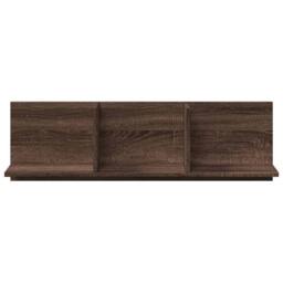 Berkfield Home Wall Cabinet 100x16.5x30 cm Brown Oak Engineered Wood - thumbnail 4