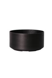 KDMD Dark Grey Metallic Look Plastic Low Bowl Planter 42.5cm - thumbnail 2