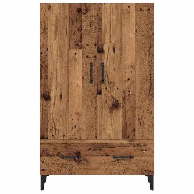 Berkfield Home Highboard Old Wood 70x31x115 cm Engineered Wood in Brown - Size: 70 x 31 x 115 cm - image 1