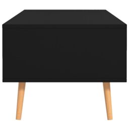 Berkfield Home Coffee Table Black 100x49.5x43 cm Engineered Wood - thumbnail 5