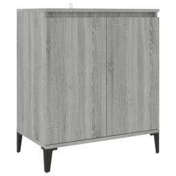 Berkfield Home Sideboard Grey Sonoma 60x35x70 cm Engineered Wood - Size: 60 x 35 x 70 cm - thumbnail 3