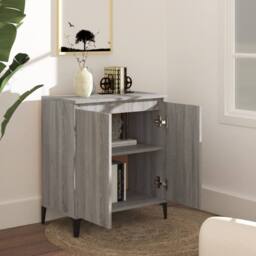 Berkfield Home Sideboard Grey Sonoma 60x35x70 cm Engineered Wood - Size: 60 x 35 x 70 cm - thumbnail 7