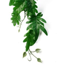 Leaf 6 x 50cm Artificial Trailing Philodendron Large Plant in Green - Size: 6 x 50 cm - thumbnail 3