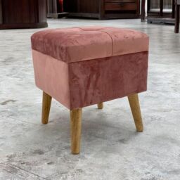 Minster Trunk - Wood - L33 x W33 x H42 cm - Pink - Size: 1 Pack - thumbnail 2
