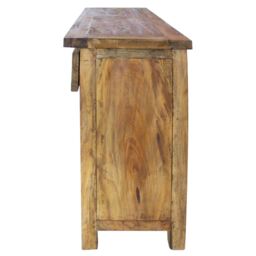 Berkfield Home Sideboard Solid Reclaimed Wood 75x30x65 cm in Brown - Size: 75 x 30 x 65 cm - thumbnail 5