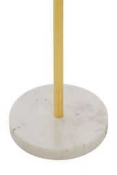 Orsina Compact Small Side Table, Functional Corner Table, Versatile Side Table By The Couch, Sleek Bedside Table in Gold - thumbnail 4