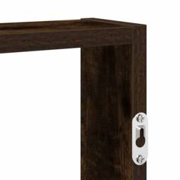 Berkfield Home Wall Shelf Smoked Oak 43x9x60 cm Engineered Wood in Brown - Size: 43 x 9 x 60 cm - thumbnail 7
