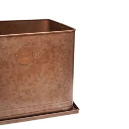 Royal Botanic Gardens Kew Kew Aged Copper Regency Outdoor Planter 38Cm - Premium Quality - 2 Other Sizes Available - 3 Year Warranty - Detachable - thumbnail 4