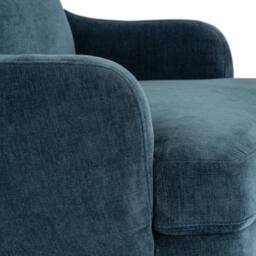 Lemon Pavilion Furniture and Decor Avaris Wingback Occasional Armchair - Metal - L81xW72xH87 cm - Blue - thumbnail 5