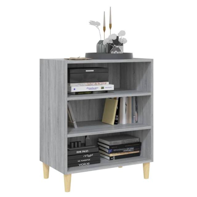 Berkfield Home Sideboard Grey Sonoma 57x35x70 cm Engineered Wood - Size: 57 x 35 x 70 cm - image 1