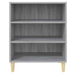 Berkfield Home Sideboard Grey Sonoma 57x35x70 cm Engineered Wood - Size: 57 x 35 x 70 cm - thumbnail 4