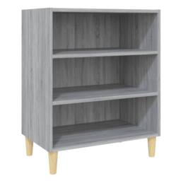 Berkfield Home Sideboard Grey Sonoma 57x35x70 cm Engineered Wood - Size: 57 x 35 x 70 cm - thumbnail 3