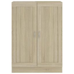 Berkfield Home Book Cabinet Sonoma Oak 82.5x30.5x115 cm Engineered Wood in Brown - thumbnail 6