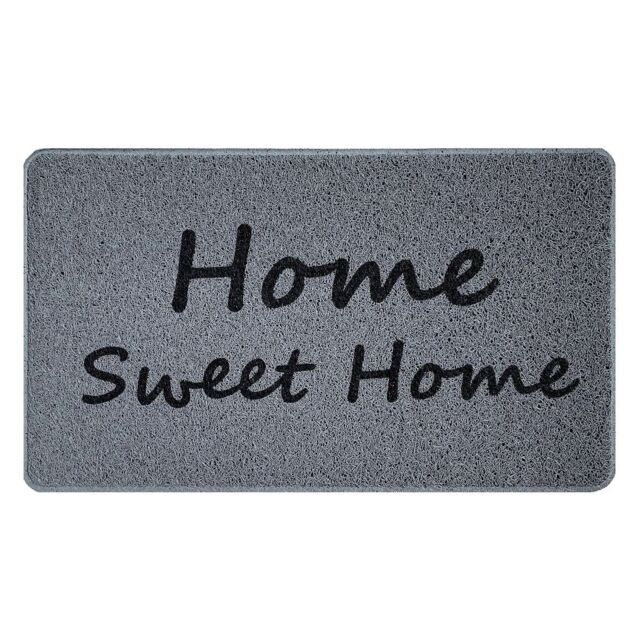 Nicoman Spaghetti Novelty UV Print Door Mat Grey 75 x 45cm - Home Sweet Home - Size: 44 cm x 70 cm - image 1