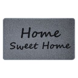 Nicoman Spaghetti Novelty UV Print Door Mat Grey 75 x 45cm - Home Sweet Home - Size: 44 cm x 70 cm - thumbnail 1