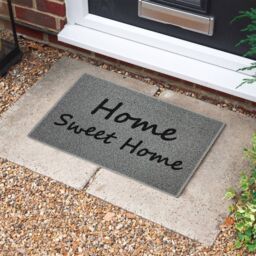 Nicoman Spaghetti Novelty UV Print Door Mat Grey 75 x 45cm - Home Sweet Home - Size: 44 cm x 70 cm - thumbnail 2