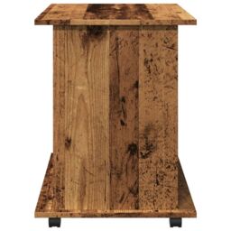 Berkfield Home Rolling Cabinet Old Wood 60x45x60 cm Engineered Wood in Brown - Size: 60 x 45 x 60 cm - thumbnail 6