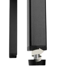 tectake Metal Display Case Baker in Black - thumbnail 6