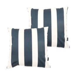 icon Indoor & Outdoor Kyoto Fabric Waterproof Cushion x1 Black x1 Leopard Print - Size: 43 cm x 43 cm - thumbnail 1