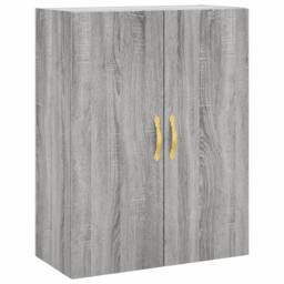 Berkfield Home Wall Mounted Cabinets 2 pcs Grey Sonoma 69.5x34x90 cm - thumbnail 5