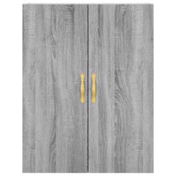 Berkfield Home Wall Mounted Cabinets 2 pcs Grey Sonoma 69.5x34x90 cm - thumbnail 6