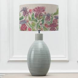 Voyage Maison Epona Table Lamp With Fairytale Bristle Eva Lampshade in Blue - thumbnail 1