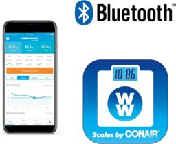 CONAIR Weight Watchers Bluetooth Ready Smart Body Analyser Scale 8922U in Clear - thumbnail 5