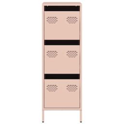 Berkfield Home Highboard Pink 39x35x103.5 cm Steel - thumbnail 5