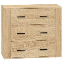 Berkfield Home Sideboards 2 pcs Sonoma Oak Engineered Wood in Brown - thumbnail 6